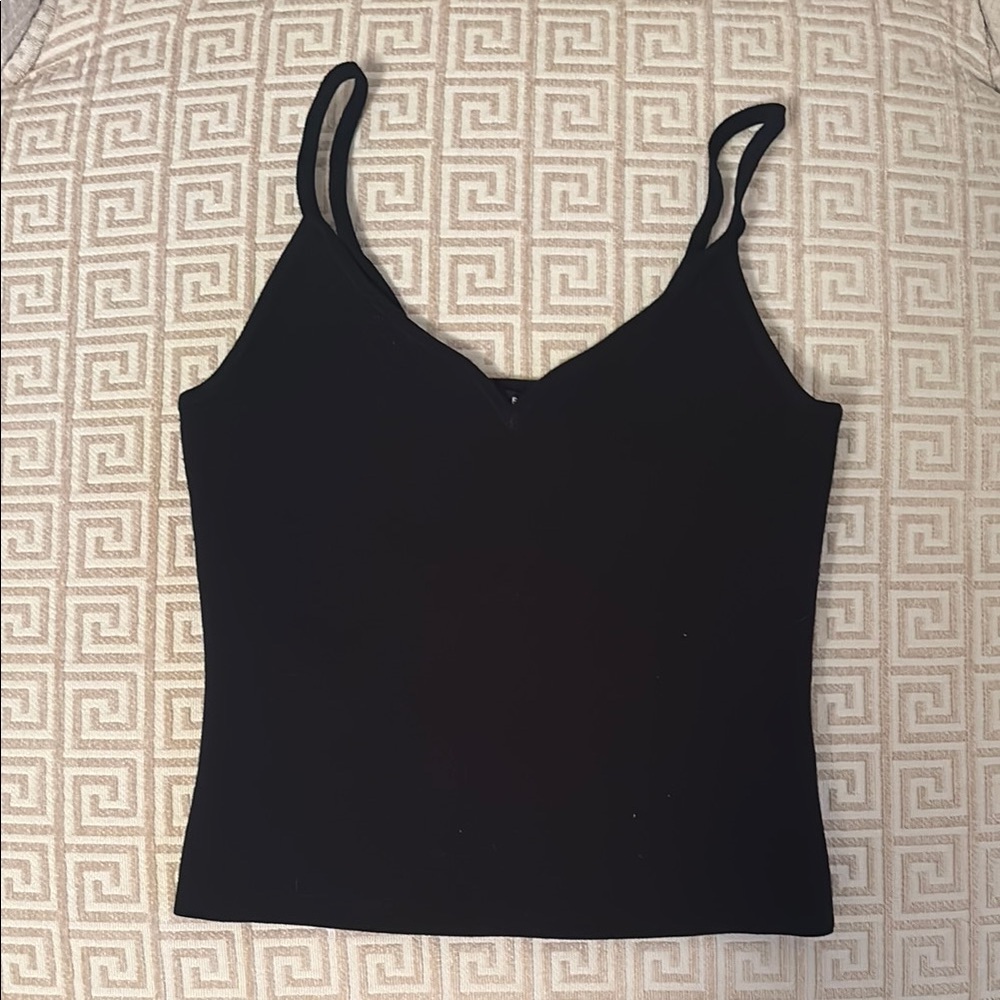 Express Black Fitted Camisole Top